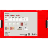 fischer FixTainer - DuoPower, Pasador gris claro/Rojo