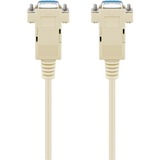 goobay 68484 cable de serie Gris 2 m RS-232 gris, Gris, 2 m, RS-232, Hembra, Hembra, Derecho