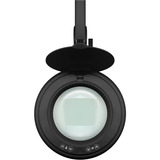 goobay Lámpara lupa LED con pinza 10W, Luz de LED negro