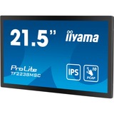 iiyama TF2238MSC-B1 pantalla para PC 53,3 cm (21") 1920 x 1080 Pixeles Full HD LED Pantalla táctil Negro, Monitor LED negro, 53,3 cm (21"), 1920 x 1080 Pixeles, Full HD, LED, 5 ms, Negro