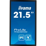 iiyama TF2238MSC-B1 pantalla para PC 53,3 cm (21") 1920 x 1080 Pixeles Full HD LED Pantalla táctil Negro, Monitor LED negro, 53,3 cm (21"), 1920 x 1080 Pixeles, Full HD, LED, 5 ms, Negro