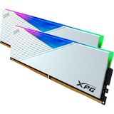 ADATA LANCER RGB módulo de memoria 32 GB 2 x 16 GB DDR5 288-pin DIMM, Memoria RAM blanco, 32 GB, 2 x 16 GB, DDR5, 6400 MHz, 288-pin DIMM