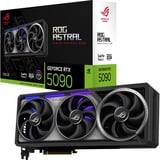 ASUS ROG Astral - -RTX5090-32G-GAMING NVIDIA GeForce RTX 5090 32 GB GDDR7, Tarjeta gráfica GeForce RTX 5090, 32 GB, GDDR7, 512 bit, 7680 x 4320 Pixeles, PCI Express 5.0
