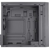 Aerocool CS108BKV1 Caja PC Compacta Micro ATX Aluminio Pulido Ventilador 80cm Negro, Cajas de torre negro, Mini Tower, PC, Negro, micro ATX, Mini-ITX, ABS, SPCC, 15,1 cm