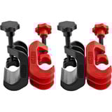 BESSEY Juego de conectores transversales STE-CC-SET, Soporte negro/Rojo