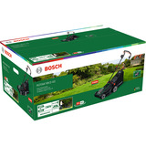 Bosch Cortacésped a batería Rotak18V2-43, 36 voltios (2x18V) + cuchilla + enchufe de mulching verde/Negro