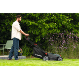 Bosch Cortacésped a batería Rotak18V2-43, 36 voltios (2x18V) + cuchilla + enchufe de mulching verde/Negro