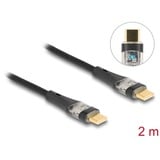 DeLOCK Cable de carga USB 2.0, conector USB-C > conector USB-C negro