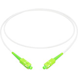 Digitus Cable de parche de fibra óptica simplex, reforzado con acero, monomodo, SC/APC > SC/APC blanco