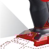 EINHELL Atornillador profesional a batería TP-CD 18/80 Li BL-Solo, 18 Voltios, Taladro/destornillador rojo/Negro