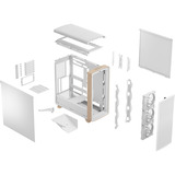 Fractal Design Summit Chalk White Solid, Cajas de torre blanco/Madera