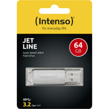 Intenso Jet Line 64 GB, Lápiz USB aluminio