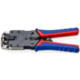 KNIPEX 97 51 12 alicate, Crimpadora azul/Rojo, Acero, Azul/Rojo, 20 cm, 533 g