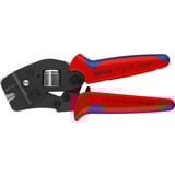 KNIPEX Alicates de engaste autoajustables, Crimpadora rojo/Azul