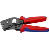 KNIPEX Alicates de engaste autoajustables, Crimpadora rojo/Azul