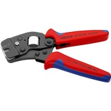 KNIPEX Alicates de engaste autoajustables, Crimpadora rojo/Azul