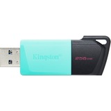 Kingston DataTraveler 256GB USB3.2 Gen1 Exodia M (Negro + Turquesa), Lápiz USB turquesa/Negro, 256 GB, USB tipo A, 3.2 Gen 1 (3.1 Gen 1), Deslizar, 10 g, Negro, Turquesa