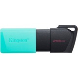 Kingston DataTraveler 256GB USB3.2 Gen1 Exodia M (Negro + Turquesa), Lápiz USB turquesa/Negro, 256 GB, USB tipo A, 3.2 Gen 1 (3.1 Gen 1), Deslizar, 10 g, Negro, Turquesa