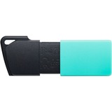 Kingston DataTraveler Exodia M unidad flash USB 256 GB USB tipo A 3.2 Gen 1 (3.1 Gen 1) Negro, Turquesa, Lápiz USB turquesa/Negro, 256 GB, USB tipo A, 3.2 Gen 1 (3.1 Gen 1), Deslizar, 10 g, Negro, Turquesa