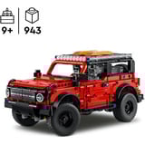 LEGO Technic Furgoneta Ford Bronco®, Juegos de construcción Juego de construcción, 9 año(s), Plástico, 943 pieza(s), 1,26 kg