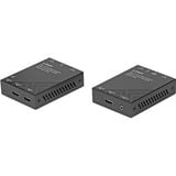 Lindy Extensor KVM Cat.6 70m, Alargador de HDMI negro