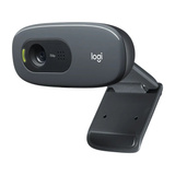 Logitech C270 HD cámara web 3 MP 1280 x 720 Pixeles USB Gris, Gris Oscuro, Webcam negro, 3 MP, 1280 x 720 Pixeles, 30 pps, 720p, 55°, USB