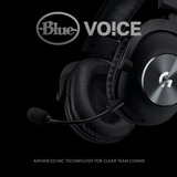 Logitech PRO X Auriculares Diadema Conector de 3,5 mm Negro, Auriculares para gaming negro, Auriculares, Diadema, Juego, Negro, Binaural, 2 m