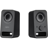 Logitech Z150 Negro Alámbrico 3 W, Altavoces de PC negro, 2.0 canales, Alámbrico, 3 W, Negro