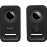 Logitech Z150 Negro Alámbrico 3 W, Altavoces de PC negro, 2.0 canales, Alámbrico, 3 W, Negro