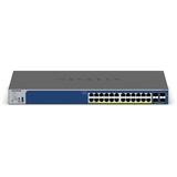 Netgear GS728TXP-300EUS, Interruptor/Conmutador gris