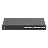 Netgear M4350-24F4V Gestionado L3 1U Negro, Interruptor/Conmutador Gestionado, L3, Bidireccional completo (Full duplex), Montaje en rack, 1U