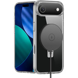 Nevox StyleShell SHOCKFlex con función de soporte, Funda para teléfono móvil transparente