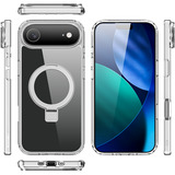 Nevox StyleShell SHOCKFlex con función de soporte, Funda para teléfono móvil transparente