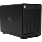 OWC ThunderBay 4 Carcasa de disco duro/SSD Negro 2.5/3.5", Caja de unidades negro, Carcasa de disco duro/SSD, 2.5/3.5", SATA, Serial ATA II, Serial ATA III, 40 Gbit/s, Hot-swap, Negro