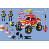 PLAYMOBIL Action Heroes Camión de bomberos, Juegos de construcción 
