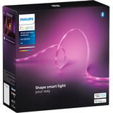 Philips Hue Tira de led Hue Solo de 5 metros blanco, Philips Tira de led Hue Solo de 5 metros, Tira de luz inteligente, Bluetooth/Zigbee, Blanco, Silicona, Variable, 20 W