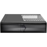 SilverStone RVZ02 Small Form Factor (SFF) Negro, Plata, Caja de sobremesa negro, Small Form Factor (SFF), PC, Negro, Plata, Mini-ITX, Plástico, Acero, Hogar / Oficina