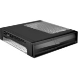 SilverStone RVZ02 Small Form Factor (SFF) Negro, Plata, Caja de sobremesa negro, Small Form Factor (SFF), PC, Negro, Plata, Mini-ITX, Plástico, Acero, Hogar / Oficina