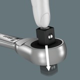 Wera 8100 SA 10 Juego de carraca Zyklop Metal, en pulgadas, 1/4", Kit de herramientas negro/Verde