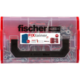 fischer FixTainer - DuoLine + tornillo, Pasador gris claro/Rojo
