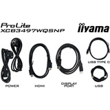 iiyama ProLite XCB3497WQSNP-B1 pantalla para PC 86,4 cm (34") 3440 x 1440 Pixeles UltraWide Quad HD LED Negro, Monitor LED negro (mate), 86,4 cm (34"), 3440 x 1440 Pixeles, UltraWide Quad HD, LED, Negro