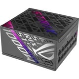 ASUS ROG STRIX-1000P-GAMING unidad de fuente de alimentación 1000 W 20+4 pin ATX ATX Negro, Plata, Fuente de alimentación de PC negro, 1000 W, 100 - 240 V, Activo, 130 W, 1000 W, 130 W