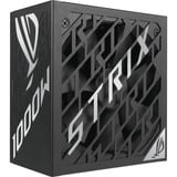 ASUS ROG STRIX-1000P-GAMING unidad de fuente de alimentación 1000 W 20+4 pin ATX ATX Negro, Plata, Fuente de alimentación de PC negro, 1000 W, 100 - 240 V, Activo, 130 W, 1000 W, 130 W