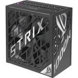 ASUS ROG STRIX-1000P-GAMING unidad de fuente de alimentación 1000 W 20+4 pin ATX ATX Negro, Plata, Fuente de alimentación de PC negro, 1000 W, 100 - 240 V, Activo, 130 W, 1000 W, 130 W
