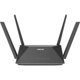 ASUS RT-AX52 Pro AX3000 router inalámbrico Gigabit Ethernet Doble banda (2,4 GHz / 5 GHz) Negro Wi-Fi 6 (802.11ax), Doble banda (2,4 GHz / 5 GHz), Ethernet, Negro, Router de sobremesa