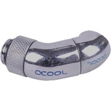 Alphacool 17059 accesorio para manguera Conector de manguera Latón Níquel, Plata 1 pieza(s), Conexión cromado, Conector de manguera, 1/4", Macho/Hembra, Latón, Níquel, Plata