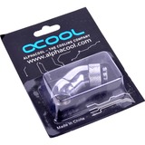 Alphacool 17059 accesorio para manguera Conector de manguera Latón Níquel, Plata 1 pieza(s), Conexión cromado, Conector de manguera, 1/4", Macho/Hembra, Latón, Níquel, Plata