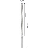 Bosch Expert Broca para martillo SDS Max-8X, Taladro Martillo perforador, Hammer drill bit, 1,6 cm, 540 mm, Concreto, Piedra, 40 cm