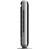 DREO Ventilador de torre y calefactor 806S, Termoventiladores plateado/Negro