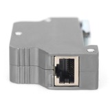 Digitus Protector contra sobretensiones PoE (RJ-45), montaje en riel DIN, Protección contra sobretensión gris